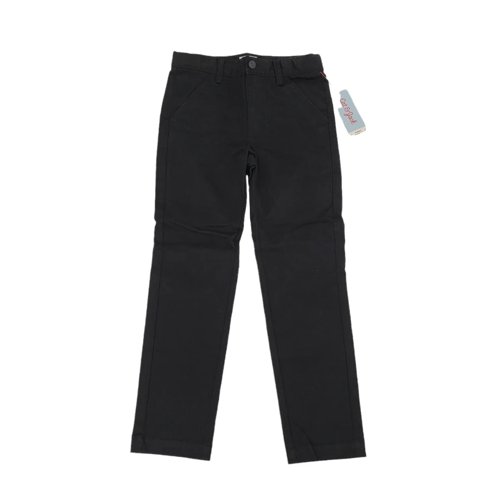 NWT Cat & Jack Boys School Uniform Pants Size 8 - Four Pack Ebony - Picture 2 of 8